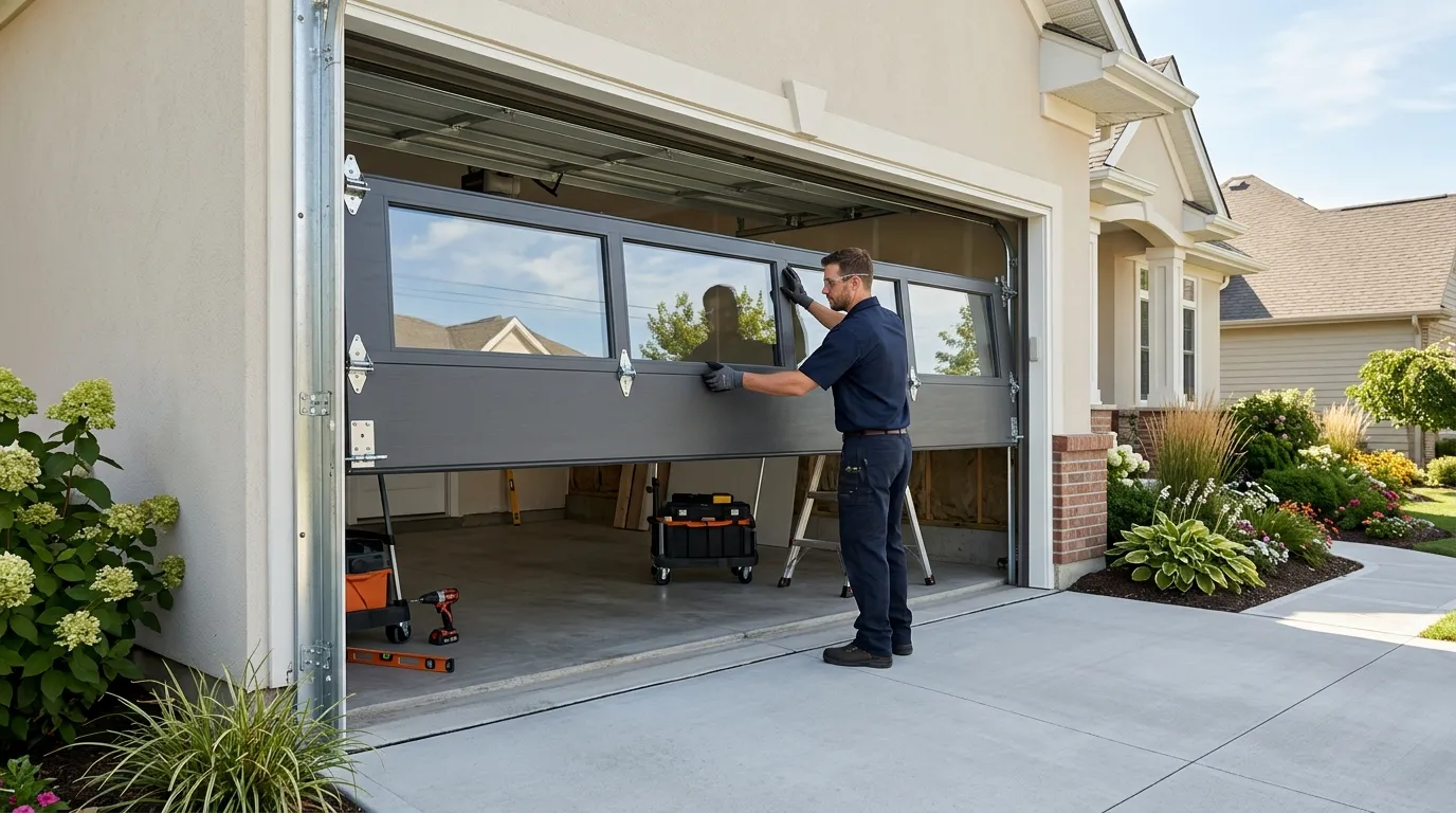 Garage door work by Broomfield Garage Door Pros in Broomfield, CO