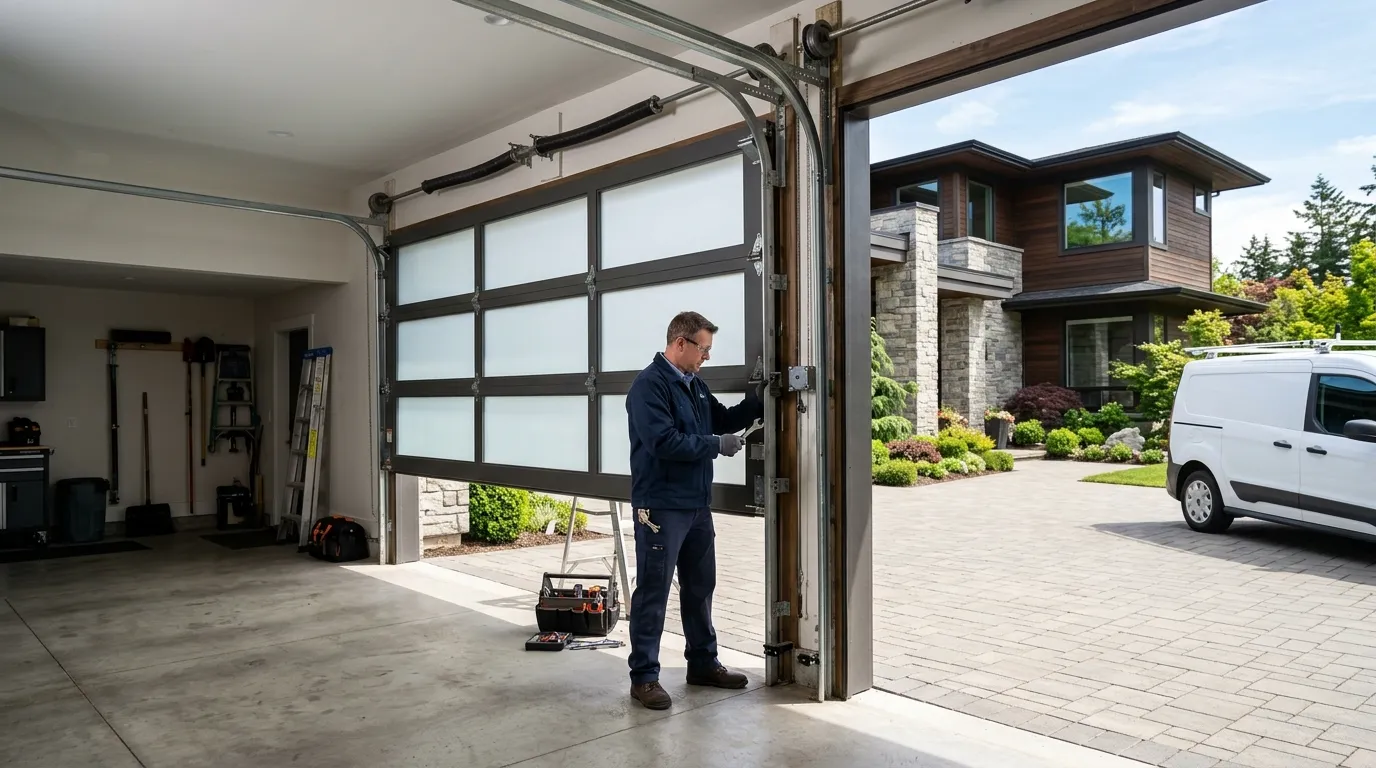 Garage door work by Broomfield Garage Door Pros in Broomfield, CO